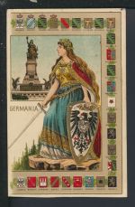 Ansichtskarte Konstanz Baden-Württemberg Germania mit Deutsche Wappen Reutlingen