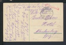 Militaria Ansichtskarte Altdeutschland Bayern ab Darmstadt Hessen roter L1 6701