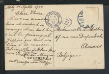 Militaria Ansichtskarte Metz Frankreich Deutsche Offiziere Antwerpen Belgien