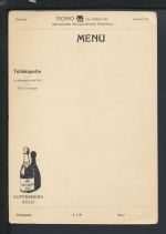 Menu Karte Reklame Tellskapelle Kanton Uri Schweiz