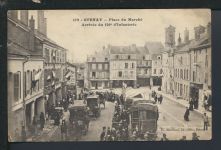 Ansichtskarte Stenay Frankreich Marktplatz Feldpost Giengen Baden-Württemberg