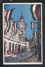 Künstler Ansichtskarte Lehmann Steglitz Frohnau Berlin Apen Niedersachsen 1917