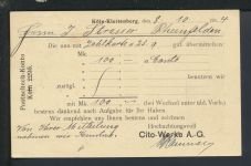 Deutsches Reich Köln Klettenberg NRW Reklame Cito Werke Rheinfelden Schweiz 1914