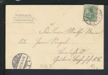Ansichtskarte Bad Salzuflen NRW Katholische Schule und Kirche Bielefeld 1904