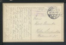Militaria Ansichtskarte Reklame Bahlsen Leibniz Kekse Feldpost Köln Lindenthal