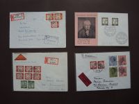Sammlung Bundesrepublik Brief inter. Lot Bedeutende Deutsche Zusammendrucke