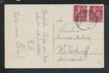 Bahnpost Ansichtskarte Sebnitz Sachsen Schandau Niederneukirch Zug 943 Wilsdruff