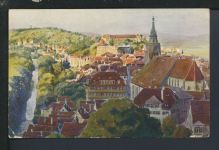 Bahnpost Ansichtskarte Tübingen Baden-Württemberg Zug Hahn RAW 140 Lörrach