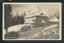 Bahnpost Ansichtskarte Feldberg Baden-Württemberg Titisee Seebrugg Zug 1942