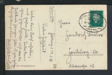 Bahnpost Ansichtskarte Feldberg Baden-Württemberg Titisee Seebrugg Zug 1942