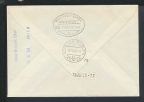 Bahnpost Brief Express Bund Baden-Württemberg Waldshut - Basel Zug 5640