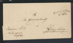 Bahnpost Brief Altdeutschland Baden-Württemberg Krozingen Phillippsburg Bruchsal