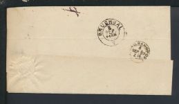 Bahnpost Brief Altdeutschland Baden-Württemberg Krozingen Phillippsburg Bruchsal