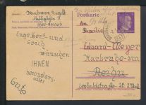 Bahnpost Karte Deutsches Reich Österreich Braunau am Inn Zug 267 Karlsruhe