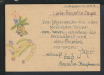 Bahnpost Karte Deutsches Reich Österreich Braunau am Inn Zug 267 Karlsruhe