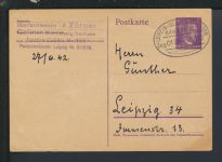 Bahnpost Karte Deutsches Reich Sachsen Leipzig Döbeln Dresden Zug 150