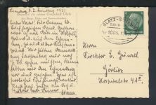 Bahnpost Karte Deutsches Reich Schlesien Polen Glatz Seitenberg Zug 1008 Görlitz