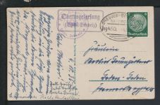 Bahnpost Karte Deutsches Reich Sachsen Dresden Zug 450 Baden-Baden