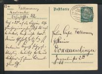 Bahnpost Karte Deutsches Reich Hessen Frankfurt Basel Zug 86 Donaueschingen