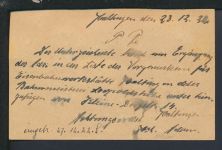 Bahnpost Infla Ganzsache Deutsches Reich Hessen Frankfurt Karlsruhe Zug 946