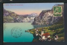 Bahnpost Ansichtskarte Schweiz Ambulant Luzern Marines Frankreich