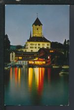 Bahnpost Ansichtskarte Schweiz Solothurn Bern Schloss Spiez Utzenstorf