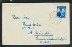 Bahnpost Brief Österreich Pörtschach Klagenfurt Salzburg Zug 500 München Bayern