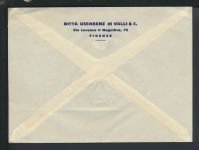 Bahnpost Brief Italien Triest Venedig Zug 345 Florenz