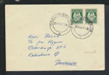 Bahnpost Brief Norwegen Oslo Kornsjo Zug 137 Kopenhagen Dänemark