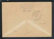 Bahnpost Brief Luftpost Spanien Vigo Pontevedra Liebertwolkwitz Leipzig Sachsen