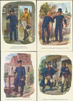 Ansichtskarten Thema Post Postbeamte Postillon div. Altdeutscher Staaten 27 St.