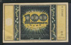 Geldschein Banknote Infla Notgeld Hattingen NRW 100 Millionen II-II Nov. 1923