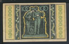 Geldschein Banknote Infla Notgeld Hattingen NRW 100 Millionen II-II Nov. 1923
