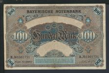 Geldschein Banknote Bayern Bayerische Notenbank I 1.1.1900