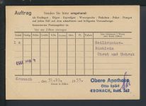 Bahnpost Karte Bayern Kronach Lichtenfels Ludwigsstadt Zug 1103 Freiburg