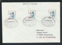 Bahnpost Auslands Brief MEF Frauen Sachsen Leipzig Frankfurt Leipzig Zug 155