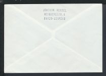 Bahnpost Brief Sachsen Leipzig Rostock Leipzig Zug 2739 Straßburg Frankreich