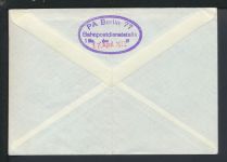 Bahnpost Brief Berlin Freiburg Baden-Württemberg