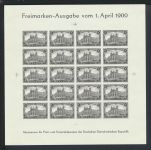 Briefmarken DDR Schwarzdruck Reichspost Deutsches Reich des Ministeriums für
