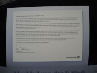 Deutschland KMS Kursmünzen & Briefmarken Deutsche Post 2000-2003 Luxus Erhaltung