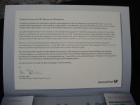 Deutschland KMS Kursmünzen & Briefmarken Deutsche Post 2000-2003 Luxus Erhaltung