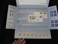 Deutschland KMS Kursmünzen & Briefmarken Deutsche Post 2000-2003 Luxus Erhaltung