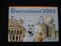 Deutschland KMS Kursmünzen & Briefmarken Deutsche Post 2000-2003 Luxus Erhaltung