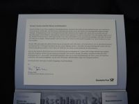 Deutschland KMS Kursmünzen & Briefmarken Deutsche Post 2000-2003 Luxus Erhaltung