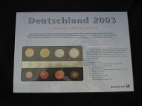 Deutschland KMS Kursmünzen & Briefmarken Deutsche Post 2000-2003 Luxus Erhaltung