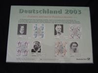 Deutschland KMS Kursmünzen & Briefmarken Deutsche Post 2000-2003 Luxus Erhaltung
