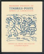 Luxemburg inter. Lot uralt Briefe +Sonderheft 309-314 Willibrord + Charlotte u.a