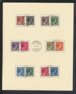 Luxemburg inter. Lot uralt Briefe +Sonderheft 309-314 Willibrord + Charlotte u.a