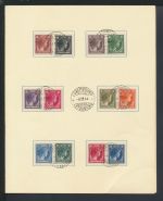 Luxemburg inter. Lot uralt Briefe +Sonderheft 309-314 Willibrord + Charlotte u.a