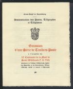 Luxemburg inter. Lot uralt Briefe +Sonderheft 309-314 Willibrord + Charlotte u.a